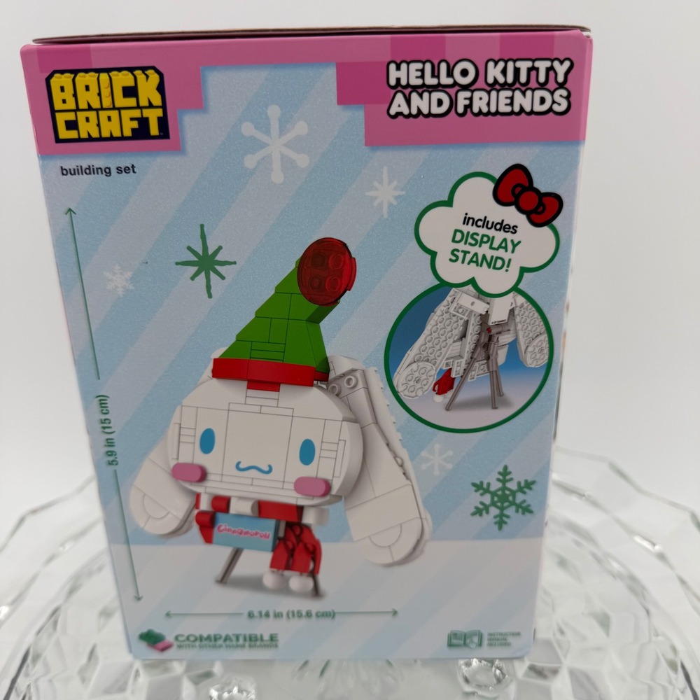 BrickCraft Hello Kitty and‎ Friends Cinnamoroll Building Set With Display Stand